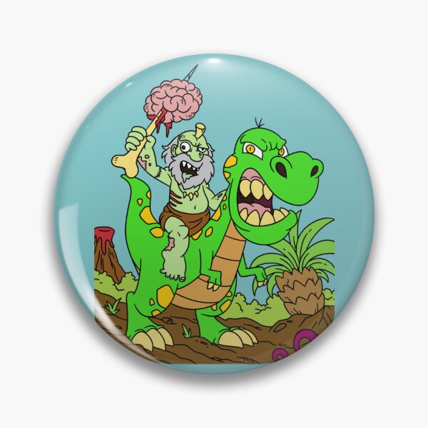 Item preview, Zombie Riding a Dinosaur  designed and sold by ReimerStaude.