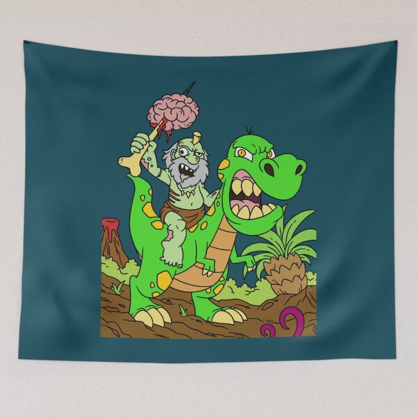 Item preview, Zombie Riding a Dinosaur  designed and sold by ReimerStaude.