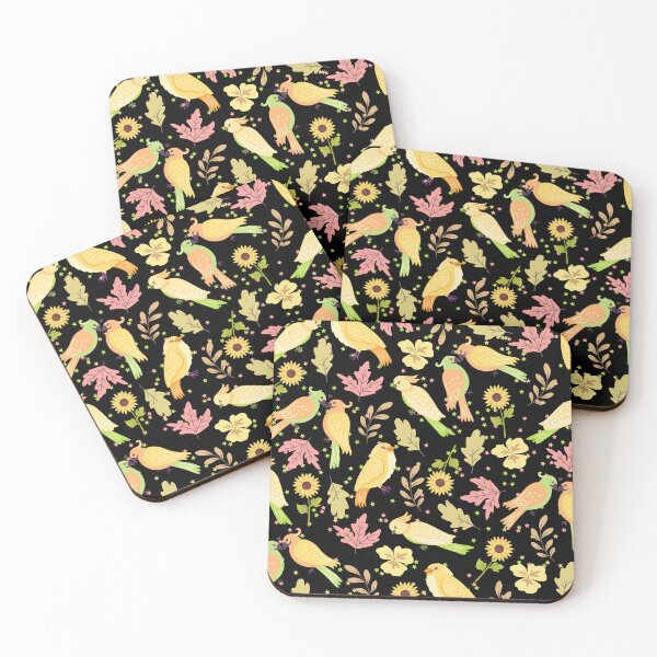 Item preview, Four Seasons Bird Garden (black summer version) designed and sold by Dorina Larsdotter.
