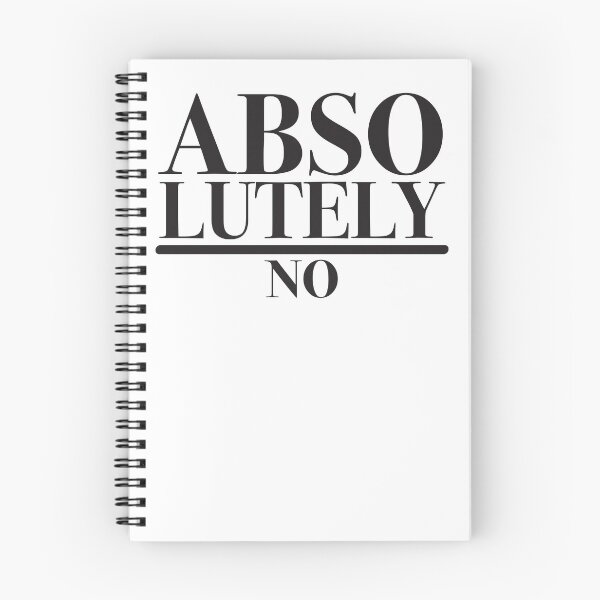 Item preview, ABSOLTELY NO designed and sold by jazzydevil.