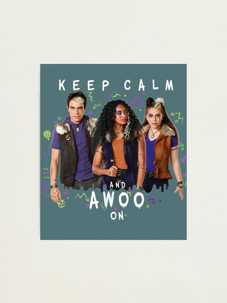 Zombies Keep Calm and Awoo On Photographic Print for Sale by