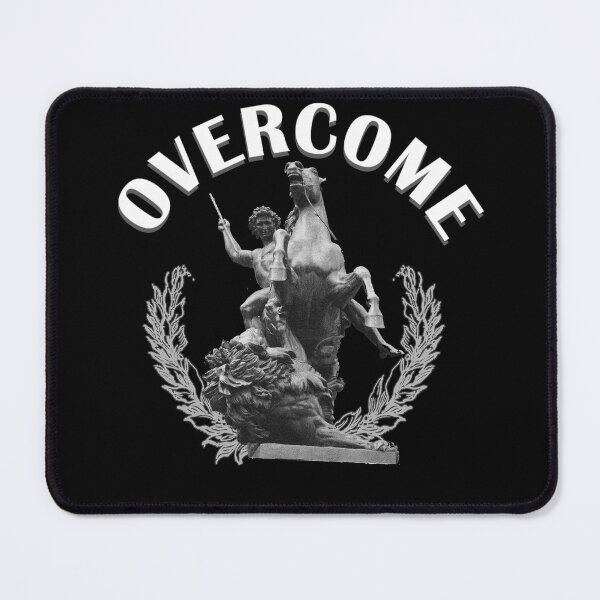 Item preview, Overcome Greek Warrior Gym Motivation designed and sold by designsbyted.