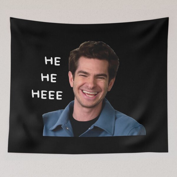 Item preview, Andrew Garfield "He He Heee" designed and sold by Alicia-Lee.