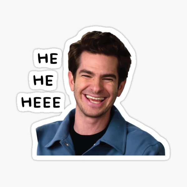 Artikel-Vorschau von Andrew Garfield "He He Heee", designt und verkauft von Alicia-Lee.