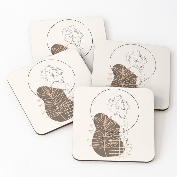 Item preview, Minimalistic floral boho lineart  designed and sold by CreativeStrand.