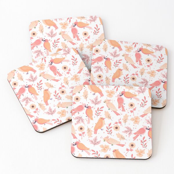 Item preview, Four Seasons Bird Garden (white autumn version) designed and sold by Dorina Larsdotter.