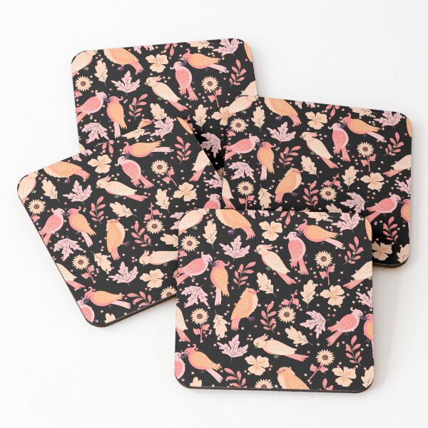 Item preview, Four Seasons Bird Garden (black autumn version) designed and sold by Dorina Larsdotter.