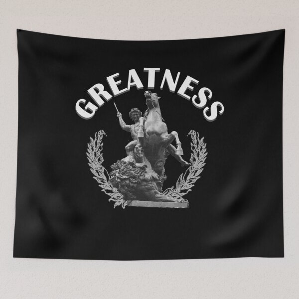 Item preview, Greatness Greek Warrior Gym Motivation  designed and sold by designsbyted.