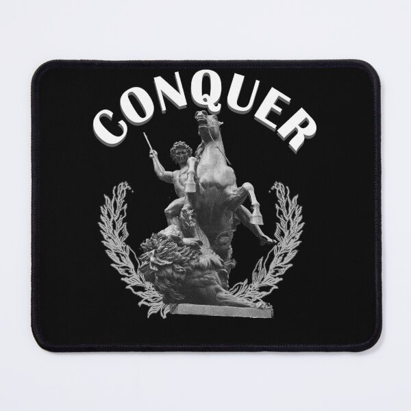 Item preview, Conquer Greek Warrior Gym Motivation designed and sold by designsbyted.