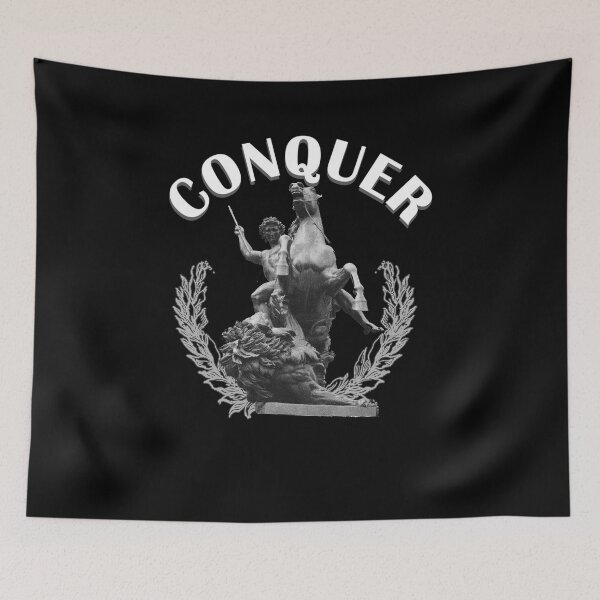 Item preview, Conquer Greek Warrior Gym Motivation  designed and sold by designsbyted.