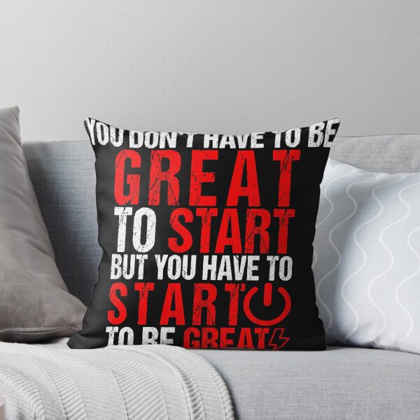 Item preview, QUOTE by Zig Ziglar - You Don't Have To Be Great To Start, But Have To Start To Be Great designed and sold by Limitless Store.