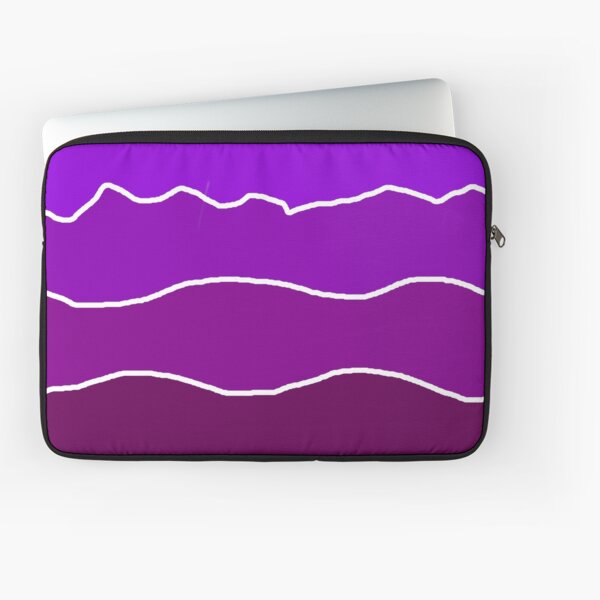 Landscape Staggered Purple Laptop Sleeve