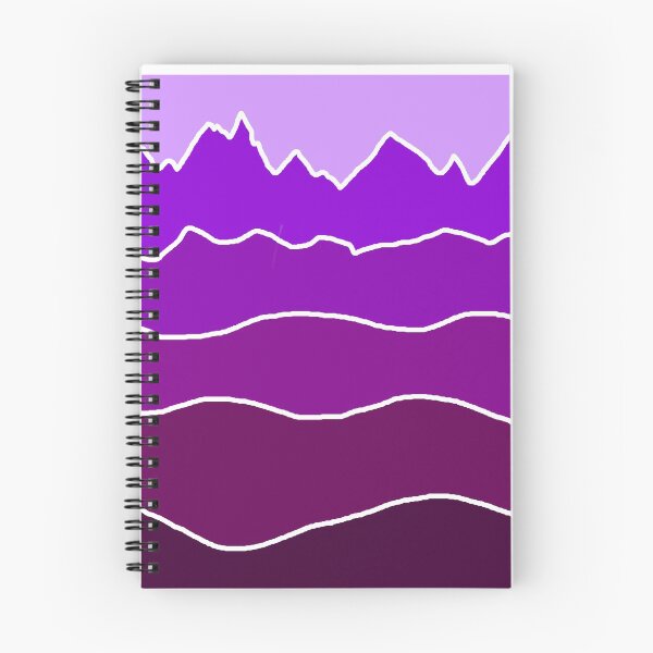 Item preview, Landscape Staggered Purple designed and sold by HandDrawnTees.