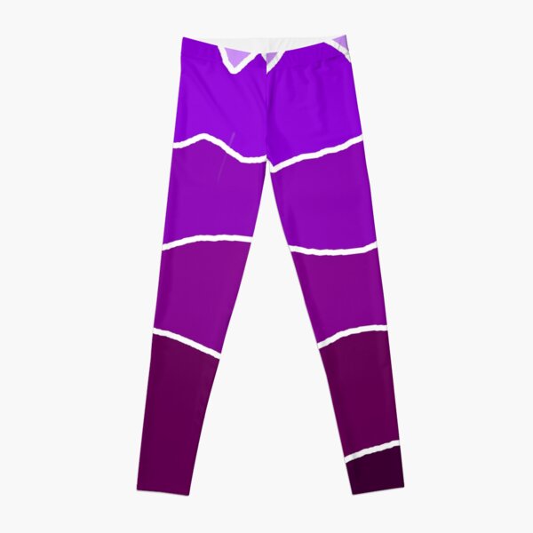 Landscape Staggered Purple Leggings
