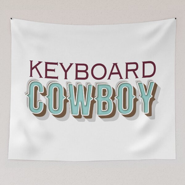 Item preview, keyboard cowboy designed and sold by jazzydevil.