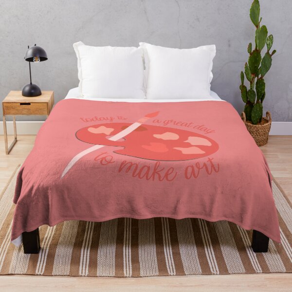 Item preview, Today Is A Great Day To Make Art Pink designed and sold by everything4eva.