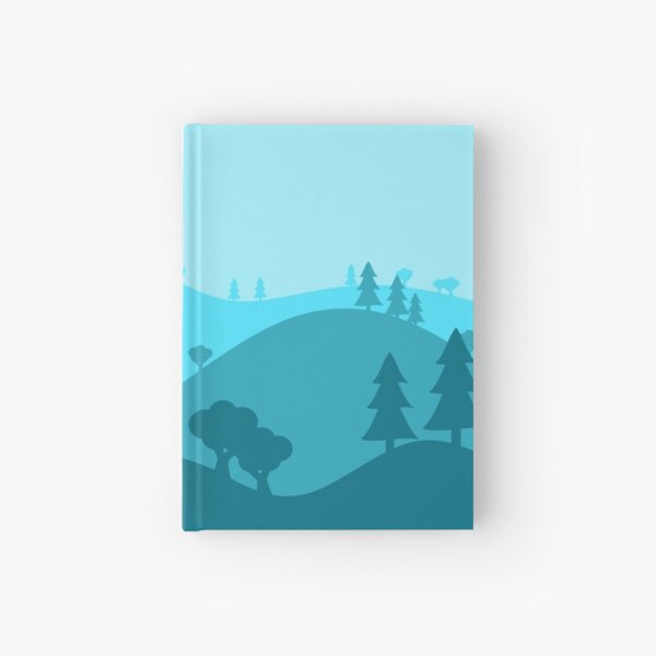 Landscape Blended Blue Hardcover Journal