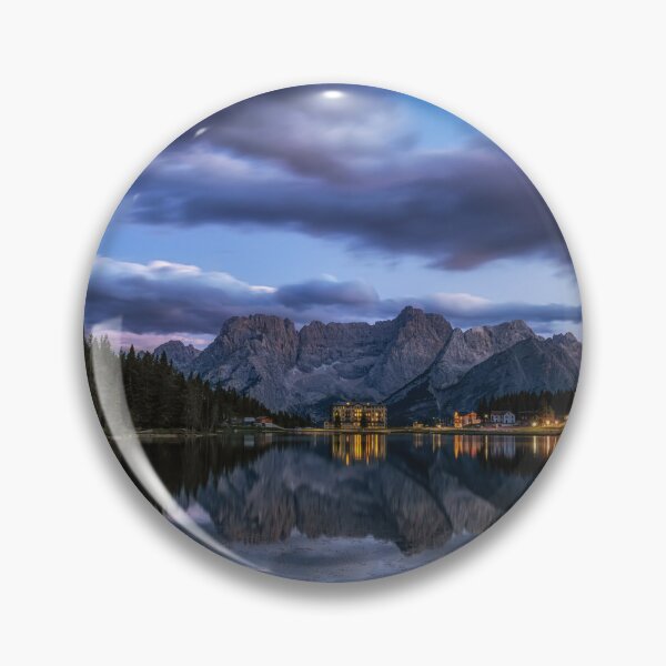 Item preview, Lake misurina and mount sorapis at Night designed and sold by aaronchoi.