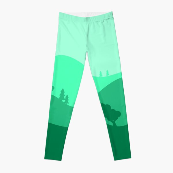 Landscape Blended Green Leggings