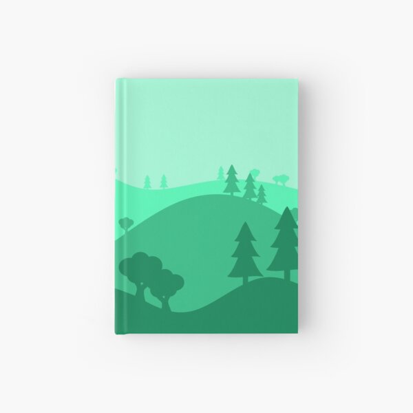 Landscape Blended Green Hardcover Journal