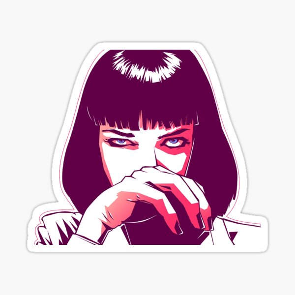 Mia Wallace Sticker