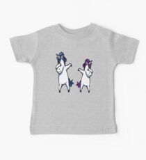 Einhorn tupfen Baby T-Shirt