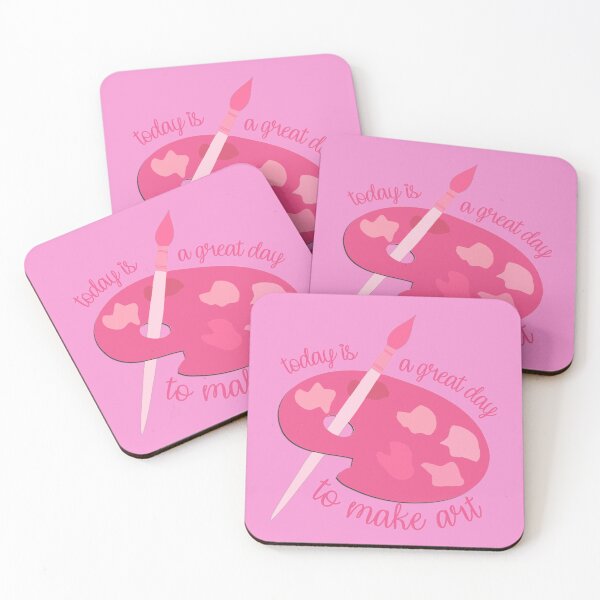 Item preview, Today Is A Great Day To Make Art Pink designed and sold by everything4eva.