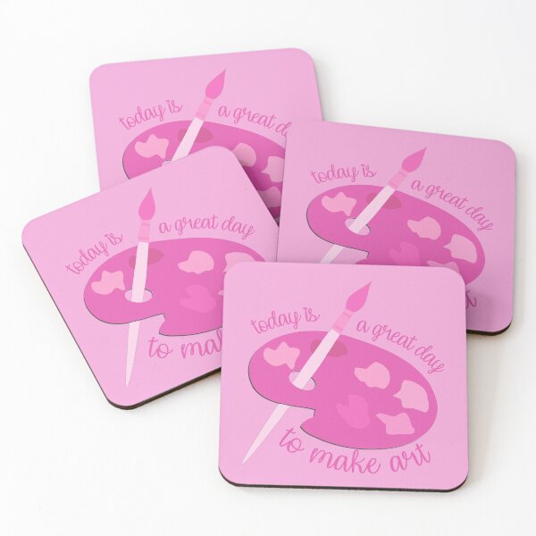 Item preview, Today Is A Great Day To Make Art Pink designed and sold by everything4eva.