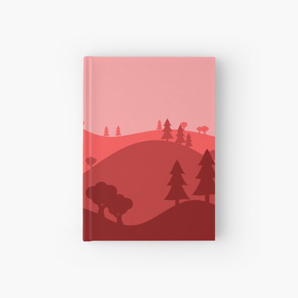 Landscape Blended Red Hardcover Journal