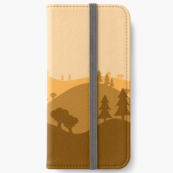 Landscape Blended Yellow iPhone Wallet