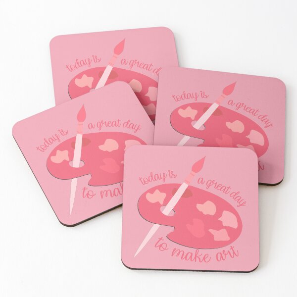 Item preview, Today Is A Great Day To Make Art Pink designed and sold by everything4eva.