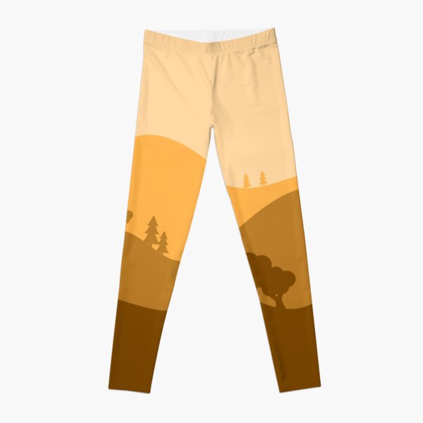 Landscape Blended Yellow Leggings