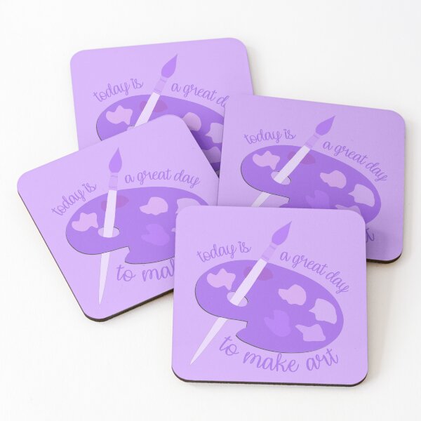 Item preview, Today Is A Great Day To Make Art Purple designed and sold by everything4eva.