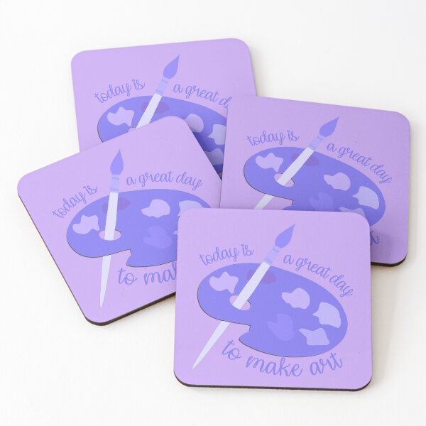 Item preview, Today Is A Great Day To Make Art Purple designed and sold by everything4eva.