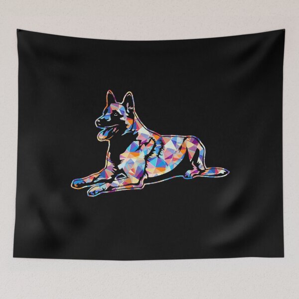 Item preview, Cool And Awesome Belgian Malinois Geometric designed and sold by UnknownArtistt.