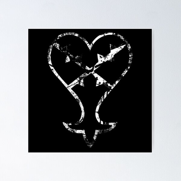 Vista previa del artículo con la obra «KH Heartless grunge blanco», diseñado y vendido por DRKNT.