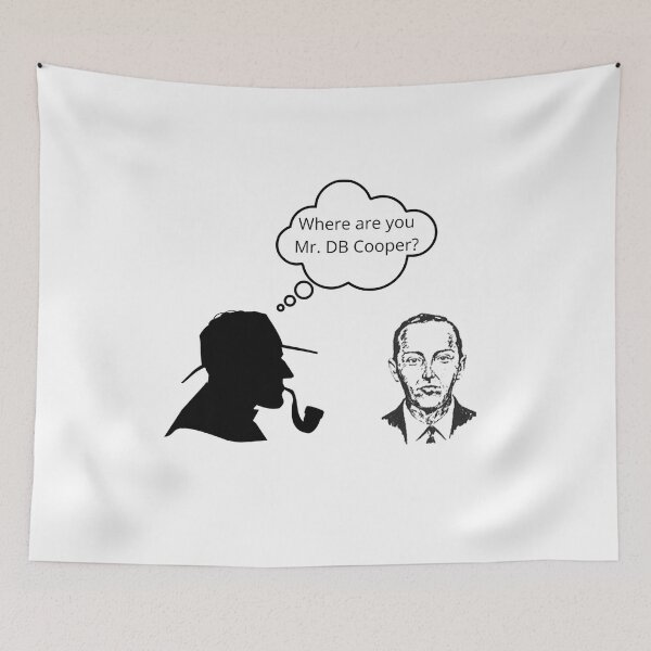 Item preview, Sherlock Holmes looking for DB Cooper designed and sold by aavyanshi.