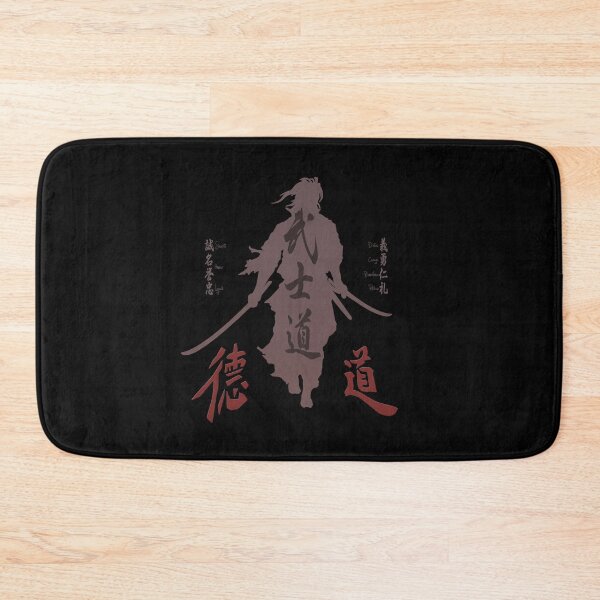 Item preview, Japanese Samurai Warrior Anime bound to Bushido Code in Kanji designed and sold by Tatzki-Design.