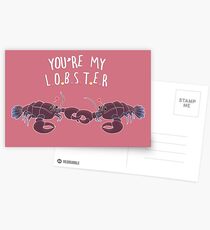 You Are My Lobster Postcards