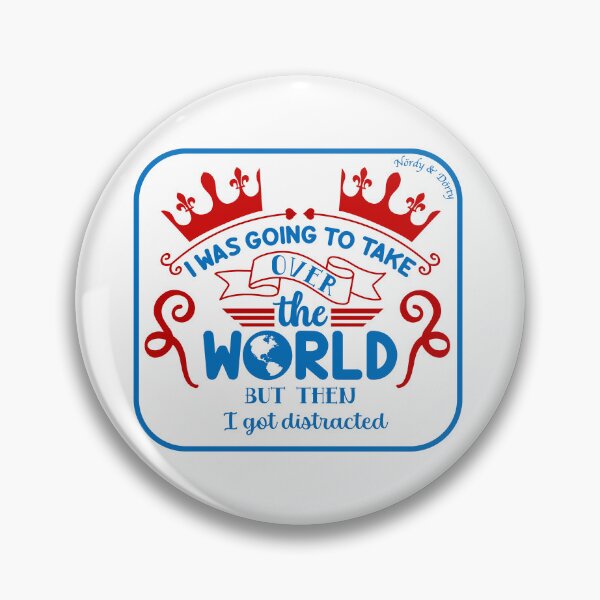 Item preview, world domination designed and sold by NoerdyundDoerty.