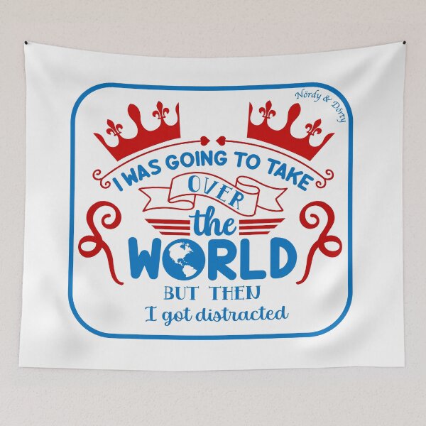 Item preview, world domination designed and sold by NoerdyundDoerty.