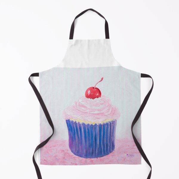 Item preview, Cupcake with strawberry frosting and a cherry designed and sold by MatsonArtDesign.