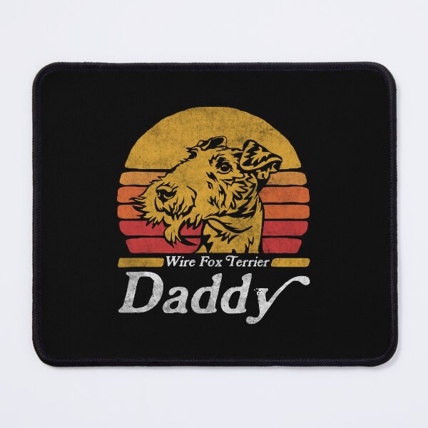 Item preview, Retro Vintage Wire Fox Terrier Daddy designed and sold by More Cute Dogs.