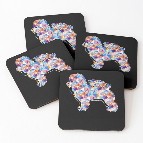 Item preview, Cool And Awesome Bichon Frise Geometric designed and sold by UnknownArtistt.
