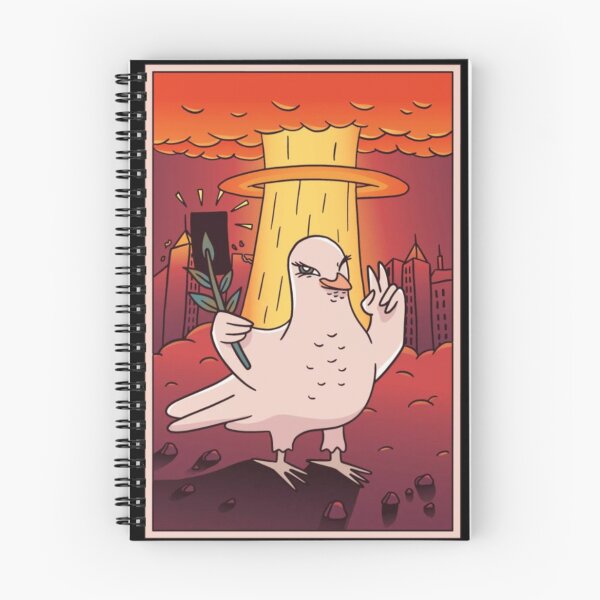 Item preview, Atomic dove apocalypse prevention peace symbol designed and sold by louisabu.