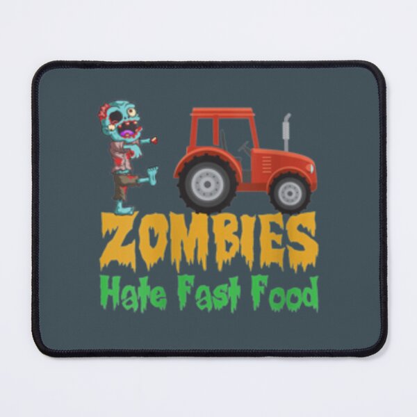 Item preview, Womens Zombies Hate Fast Food Funny Halloween Farmers VNeck designed and sold by JerzyAnders.