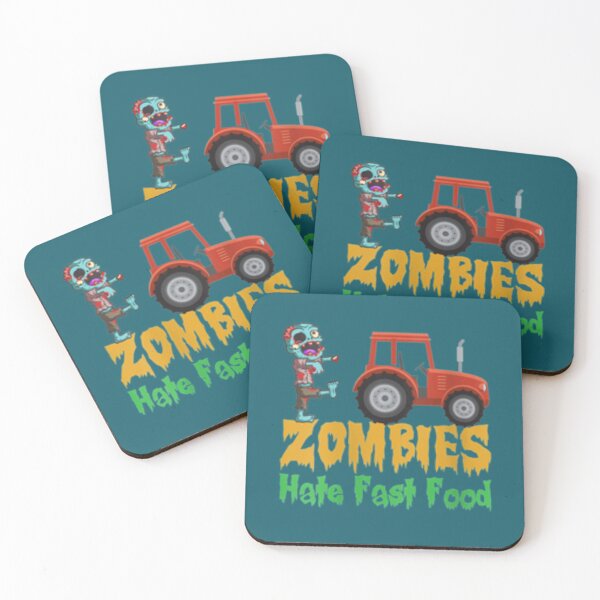 Item preview, Womens Zombies Hate Fast Food Funny Halloween Farmers VNeck   designed and sold by JerzyAnders.