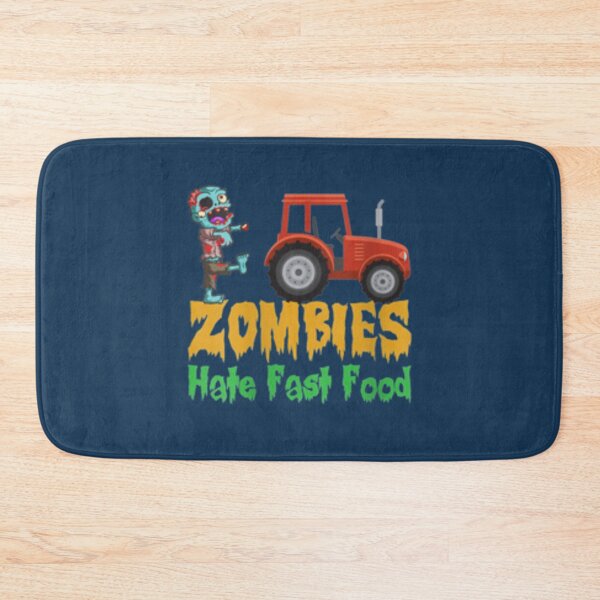 Item preview, Womens Zombies Hate Fast Food Funny Halloween Farmers VNeck   designed and sold by JerzyAnders.