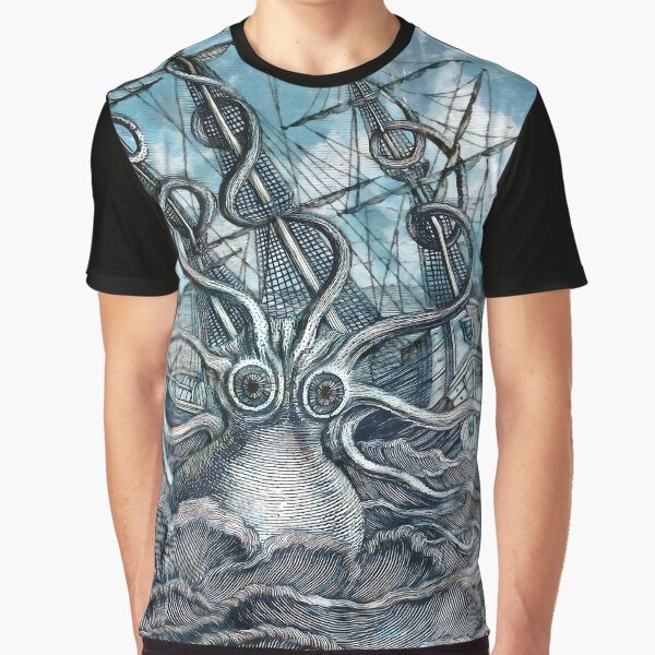 Sea Monster Graphic T-Shirt