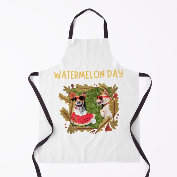 Item preview, National Watermelon Day/Watermelon Day Cute, Funny & Happy Dogs Eating Watermelon Outdoors designed and sold by haRexia.
